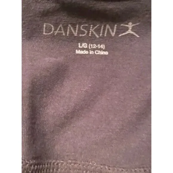 Danskin Women's Activewear Jacket And Pants Gray Stretch Pockets Zip L 12-14 - Picture 8 of 8